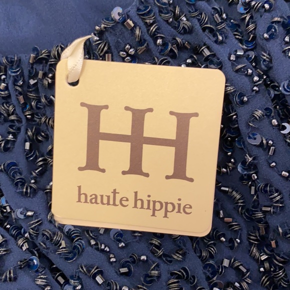Haute Hippie Sequin Halter Dress - Picture 8 of 10